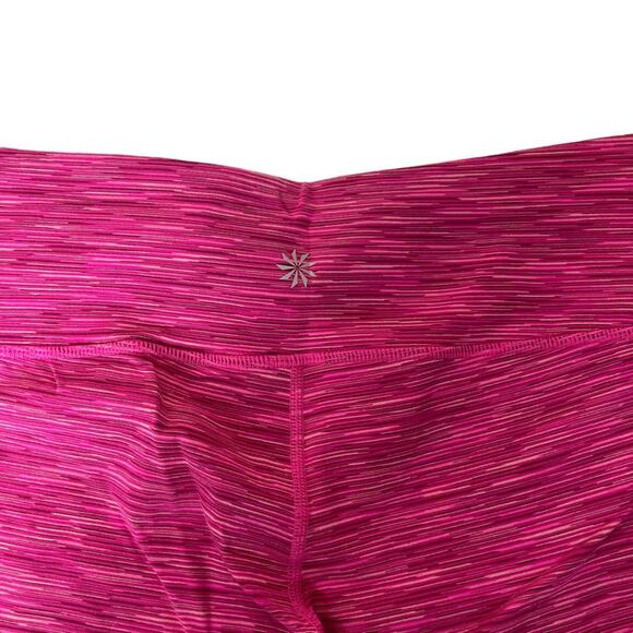 Athleta Chaturanga Space Dye Capri Pants Pink Size Medium - Picture 5 of 11